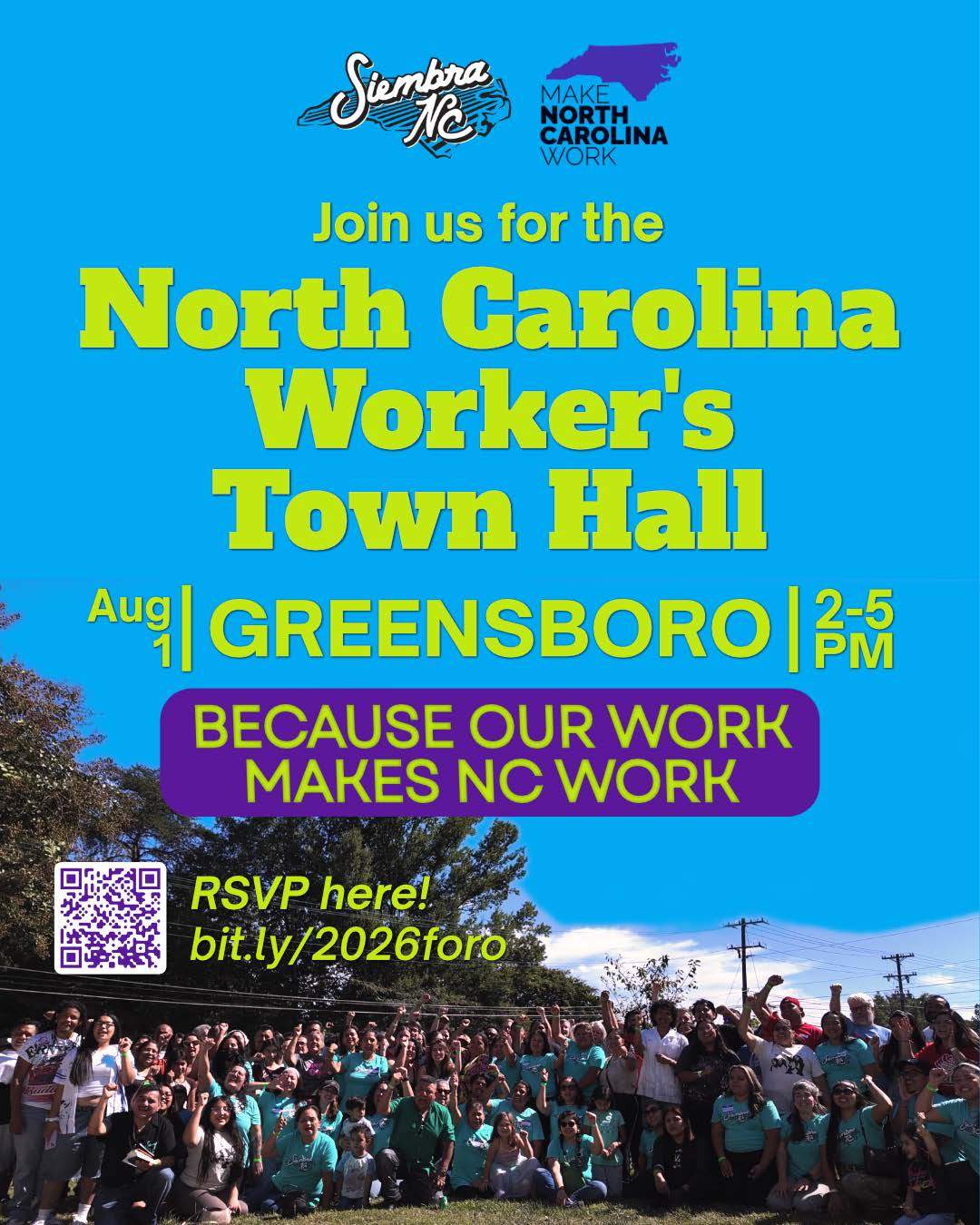 NC Workers Town Hall — August 1, 2026